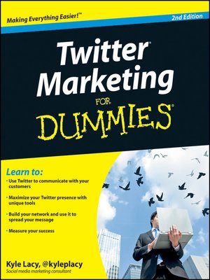 cover image of Twitter Marketing For Dummies